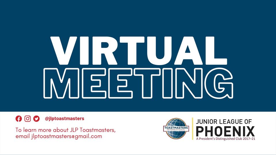 Toastmasters Virtual Meeting