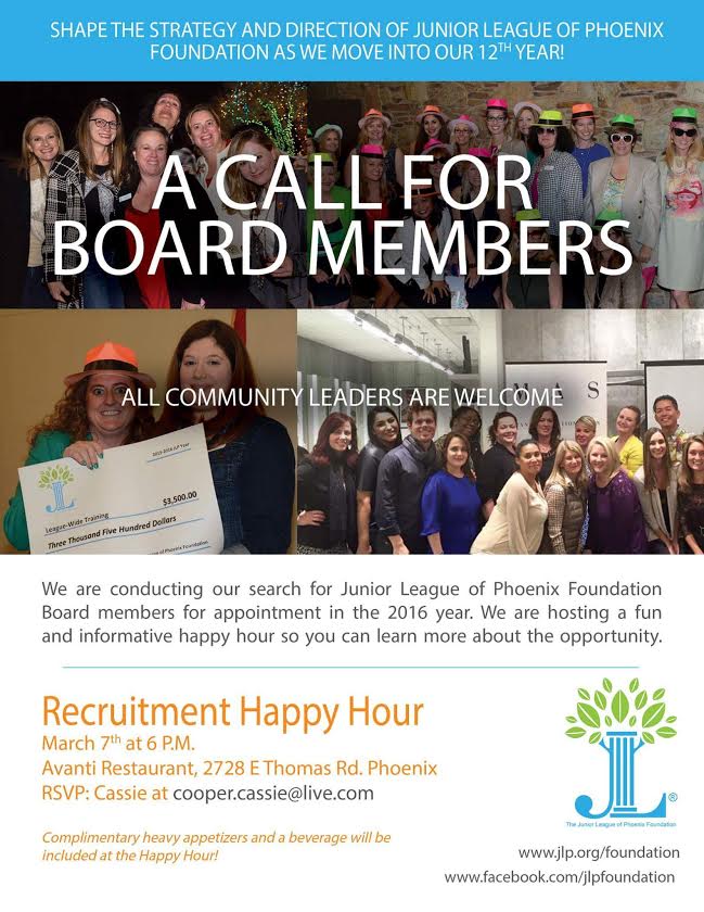 JLPF Board Member Recruitment