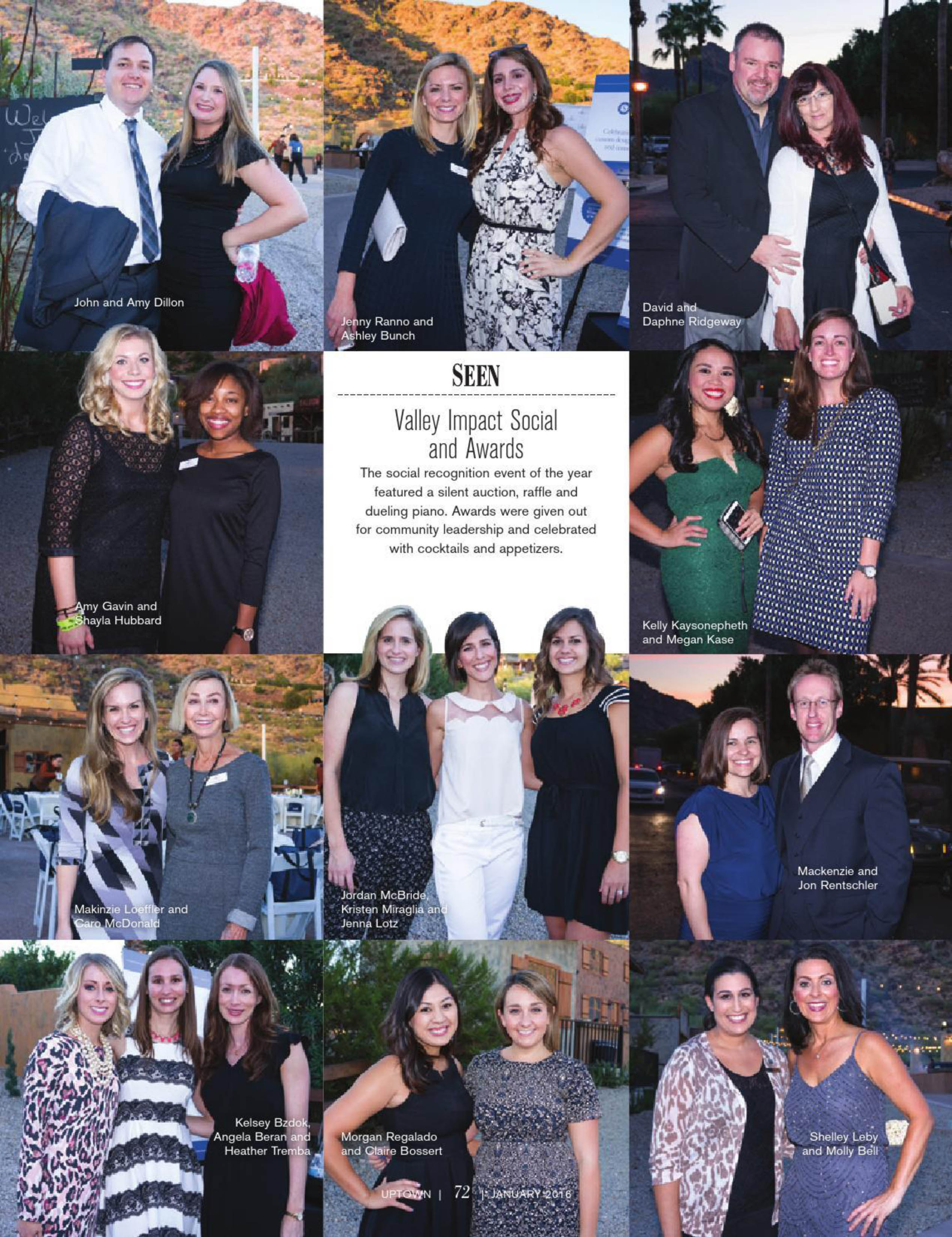 Uptown Magazine - Valley Impact Social Jan page